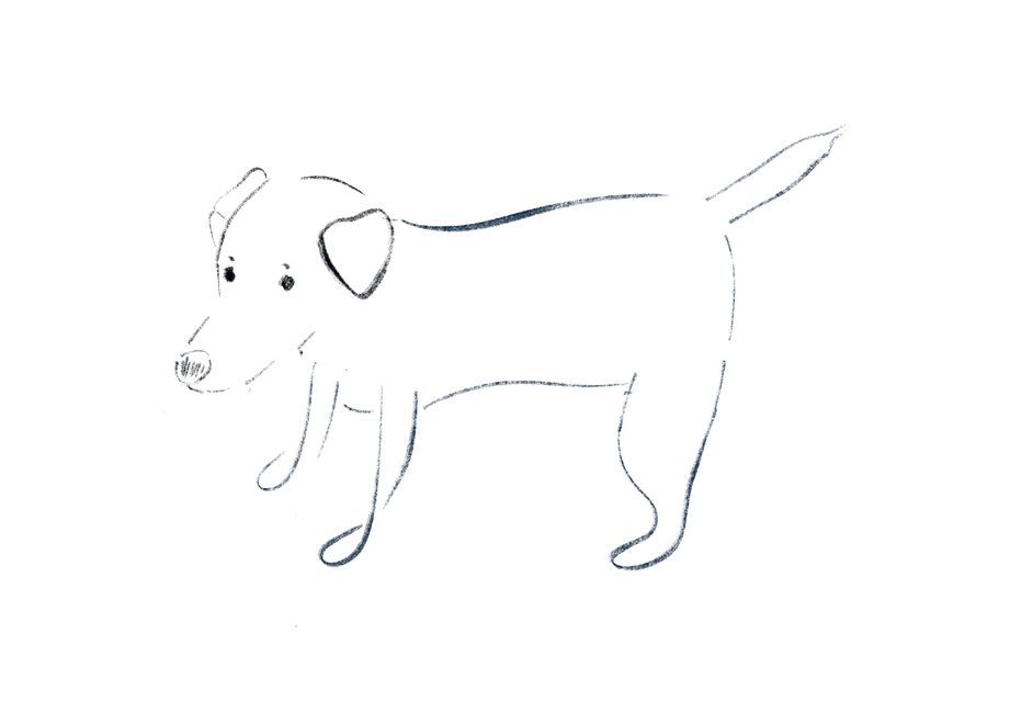 犬 筆